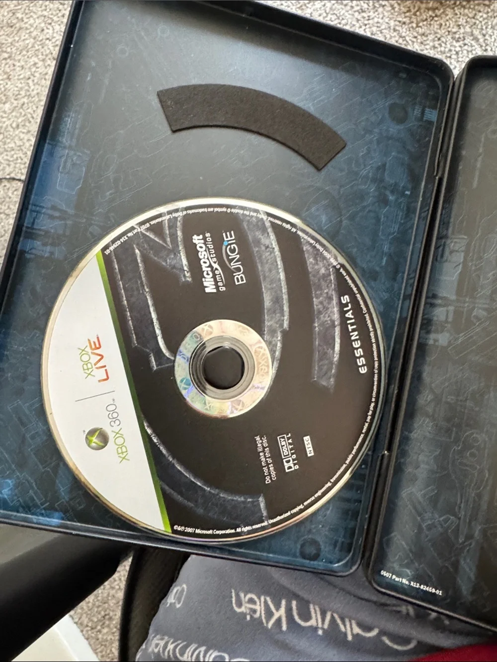 Microsoft Xbox 360 Halo 3 SteelBook with Cyan Emblem